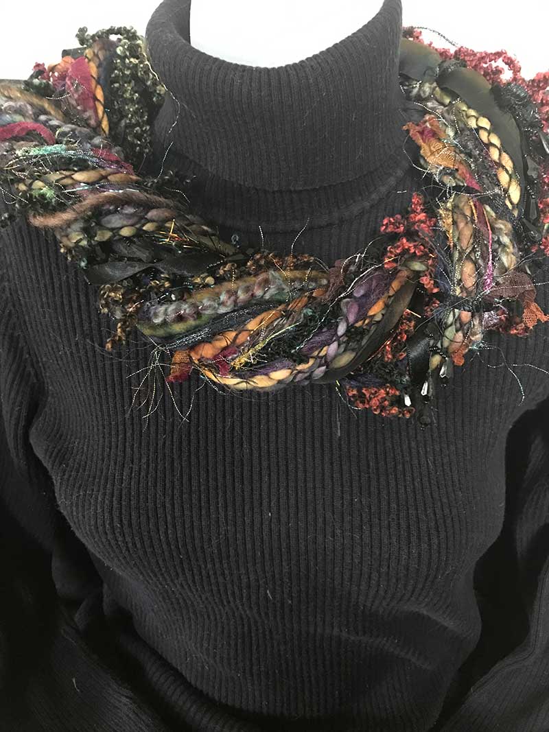 Dark Multi Colors Handmade scarves