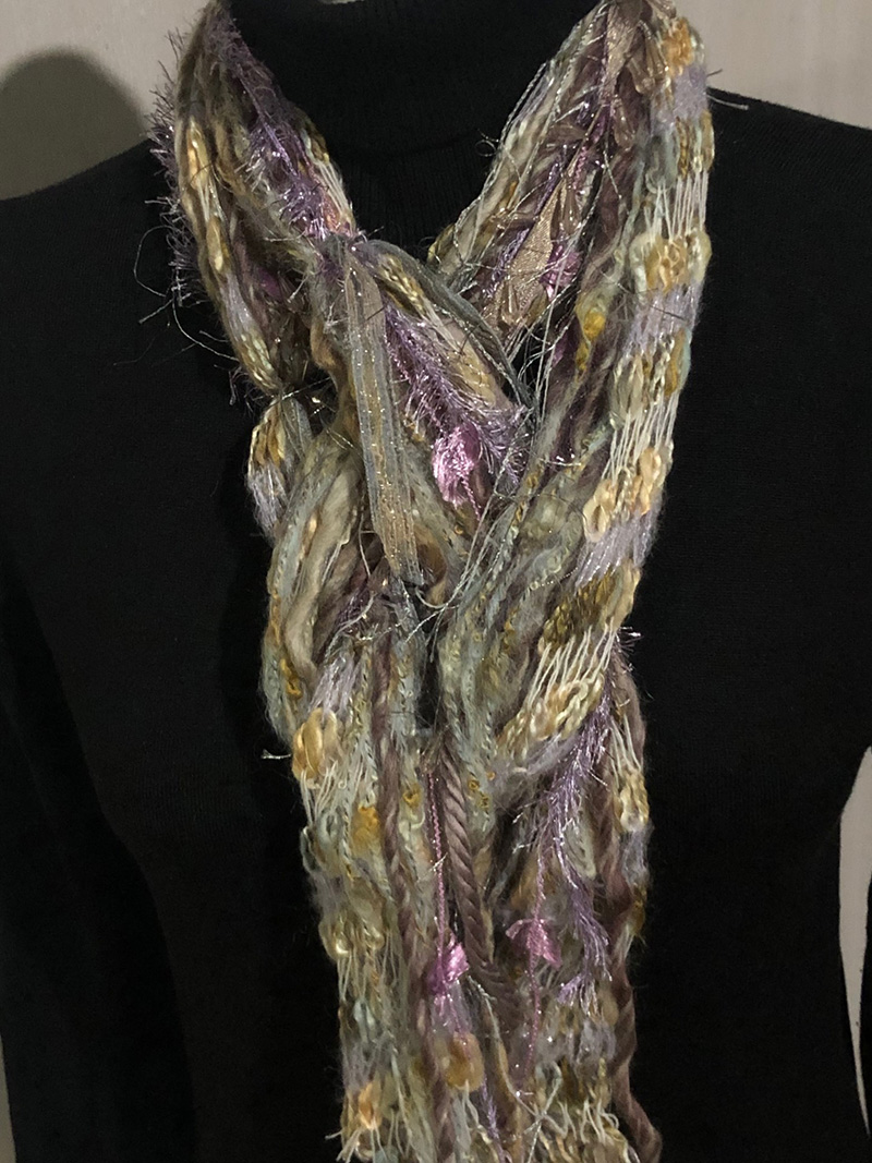 Muted Lavender Handmade scarves