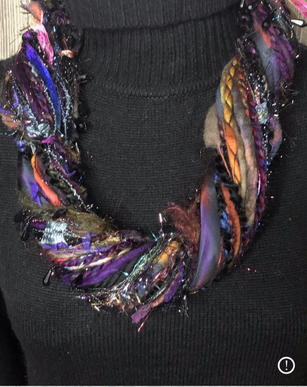 Rich Purples Handmade scarves