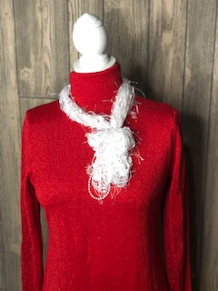 Pure White Handmade scarves